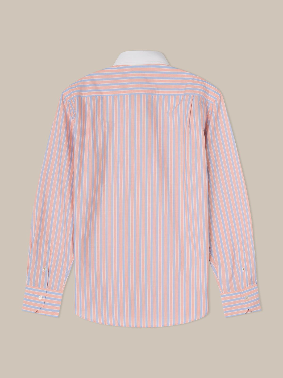 Reynolds Blue Multi Stripe Light Weight Poplin Shirt image
