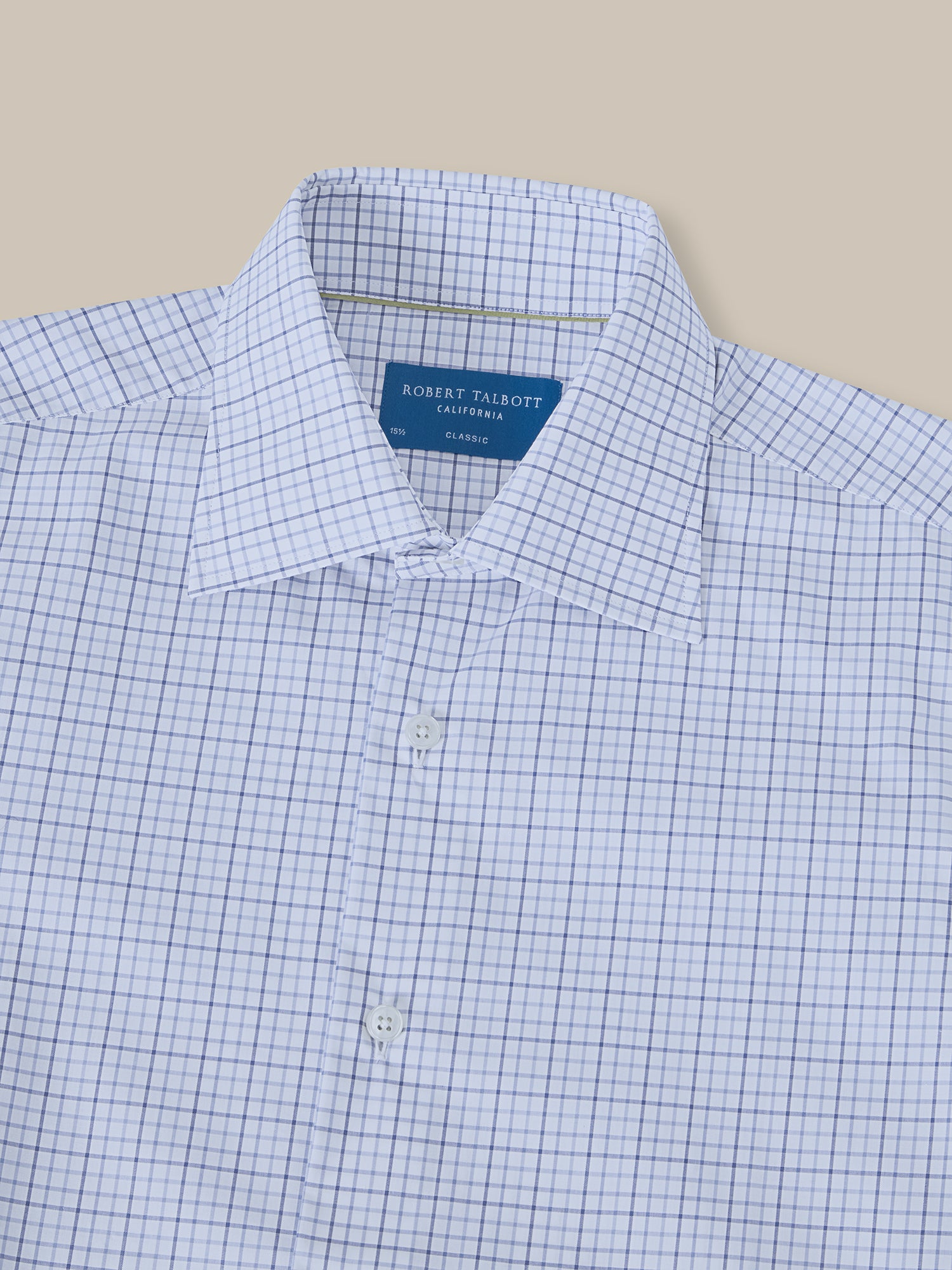 Madison Check Light Weight Poplin Shirt in Contemporary fit