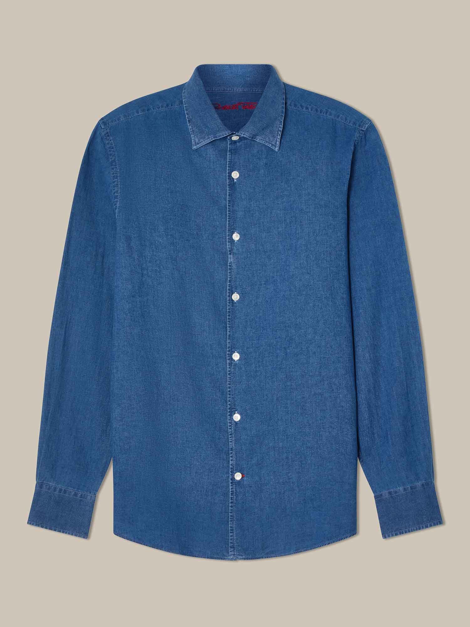 トップス L'Appartement BLEACH DENIM SHIRTS Street One Studio Bleached Denim Shirt - Ultra Bleach Wash