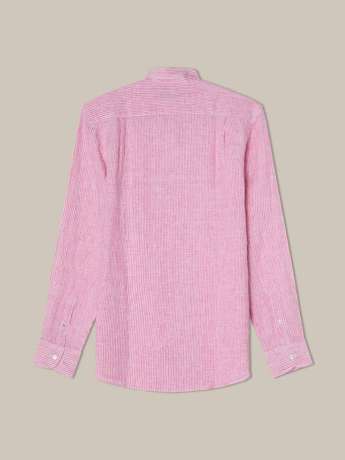 Morgan Medium Stripe Linen Shirt image
