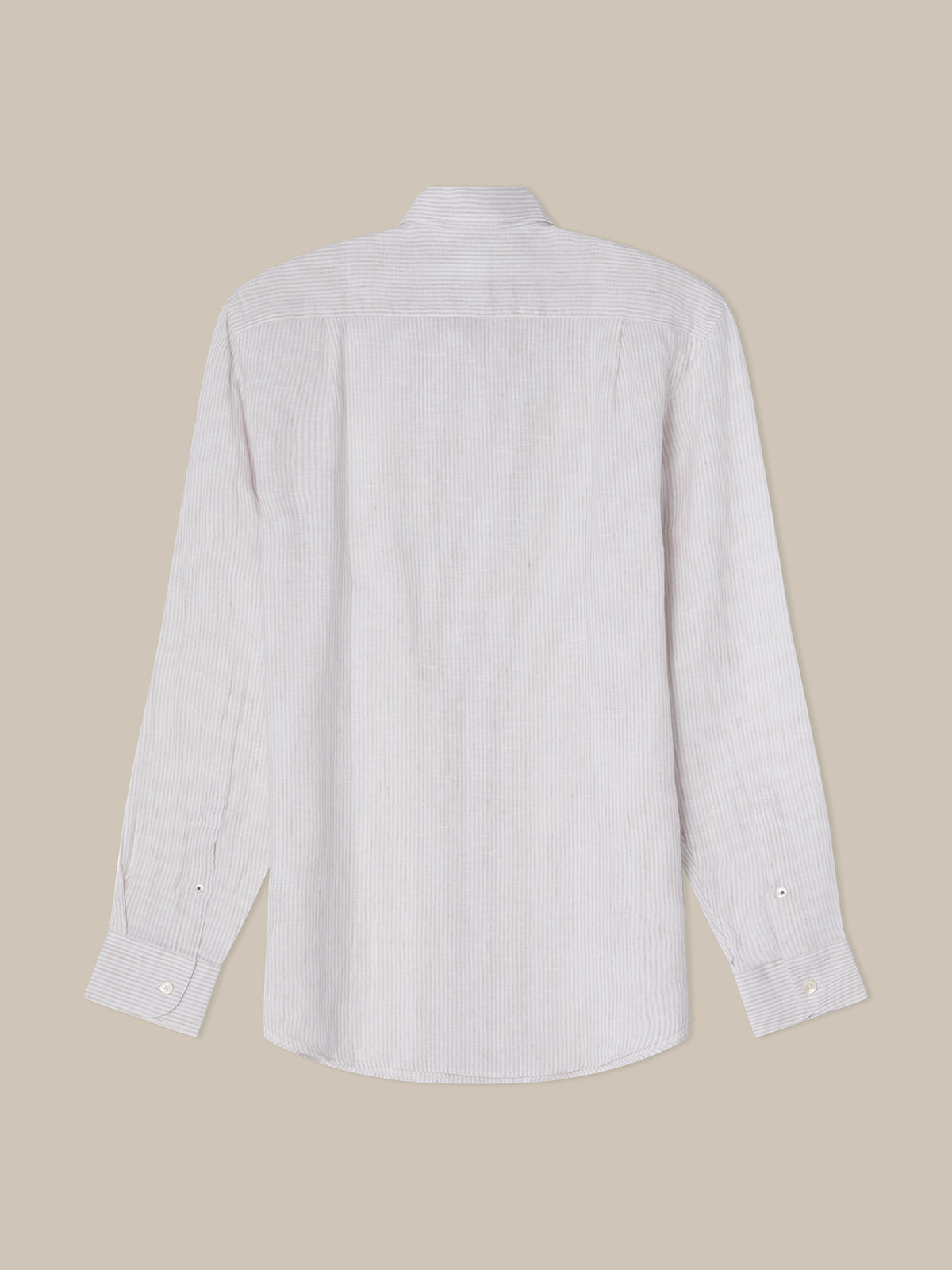Morgan Medium Stripe Linen Shirt image