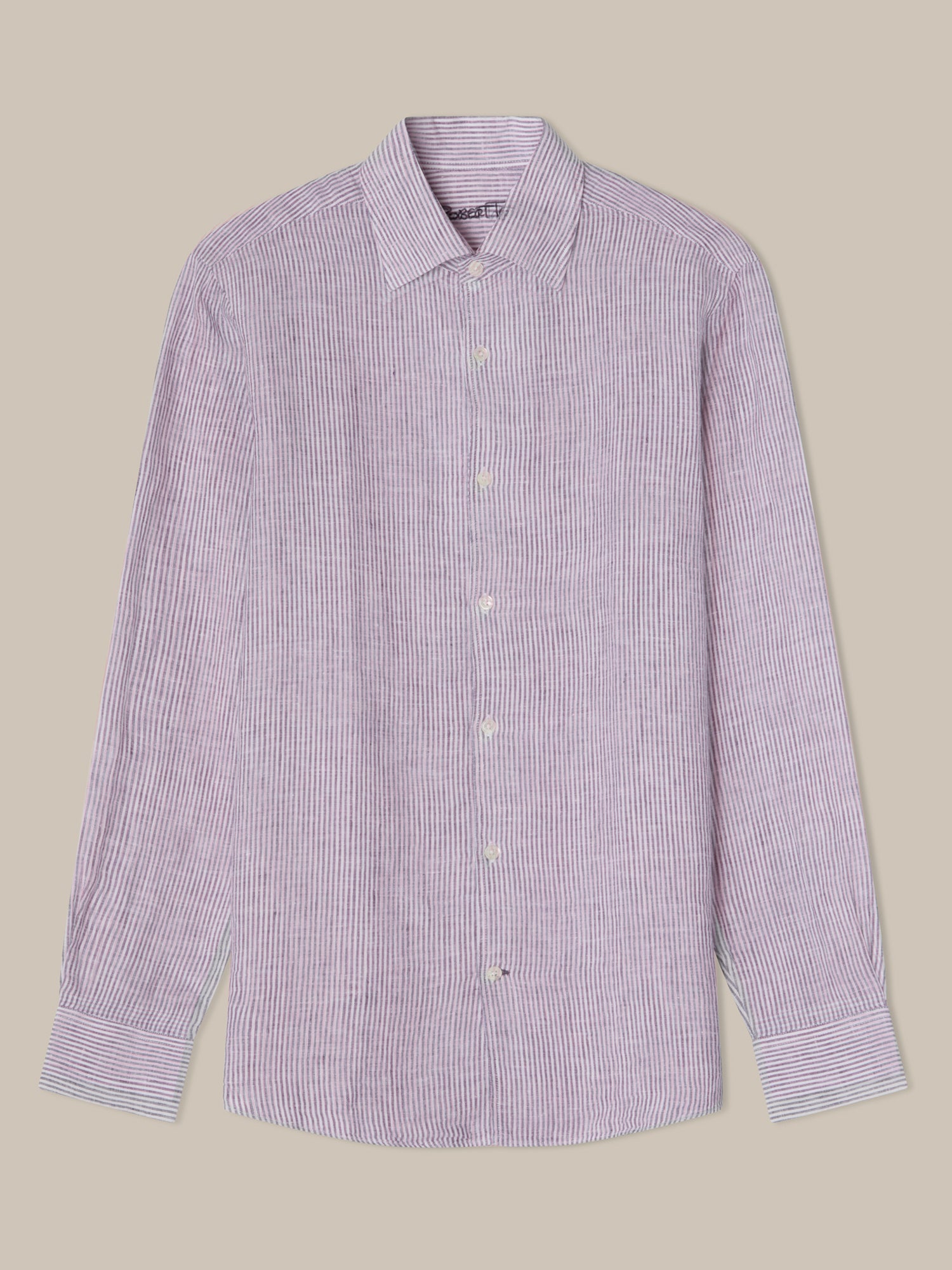 Morgan Medium Stripe Linen Shirt
