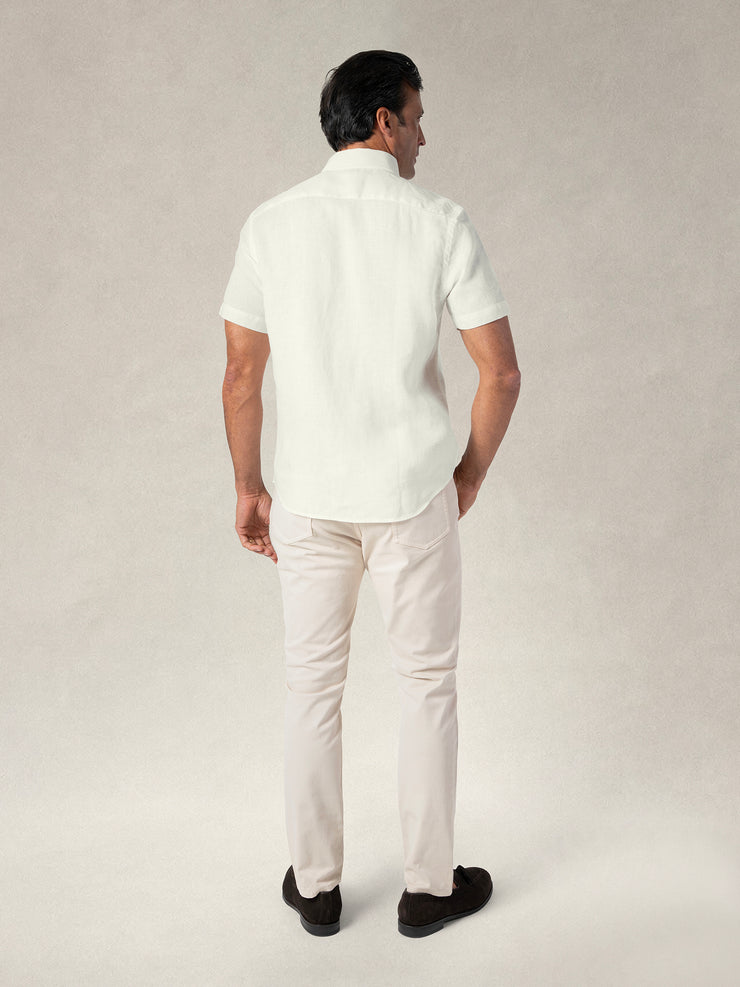 Morgan Short Sleeve Linen Shirt