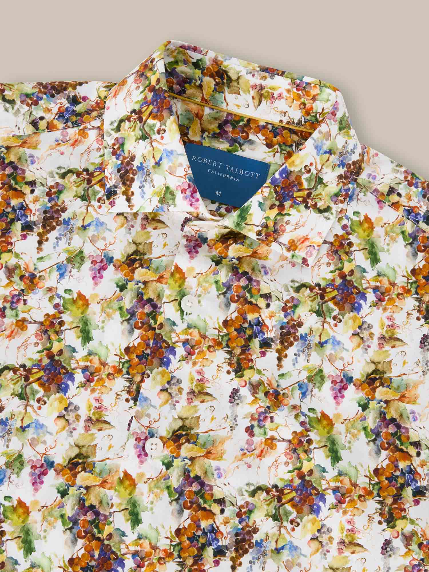 Reynolds Vineyard Print Poplin Shirt image
