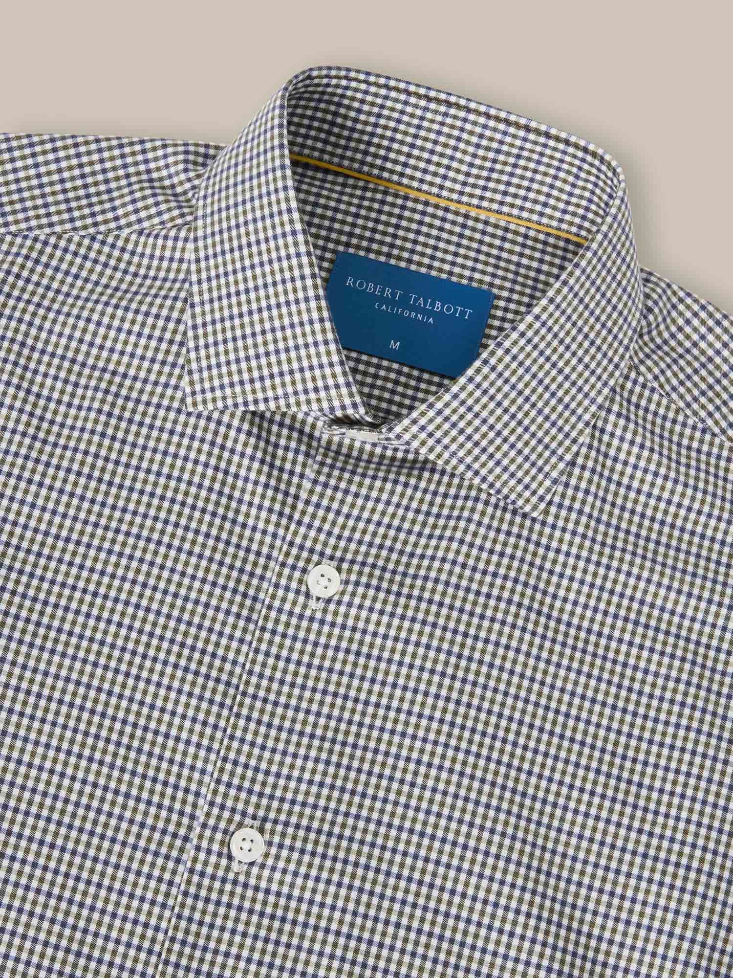 Reynolds Ultra Light Weight Brushed Check Shirt image