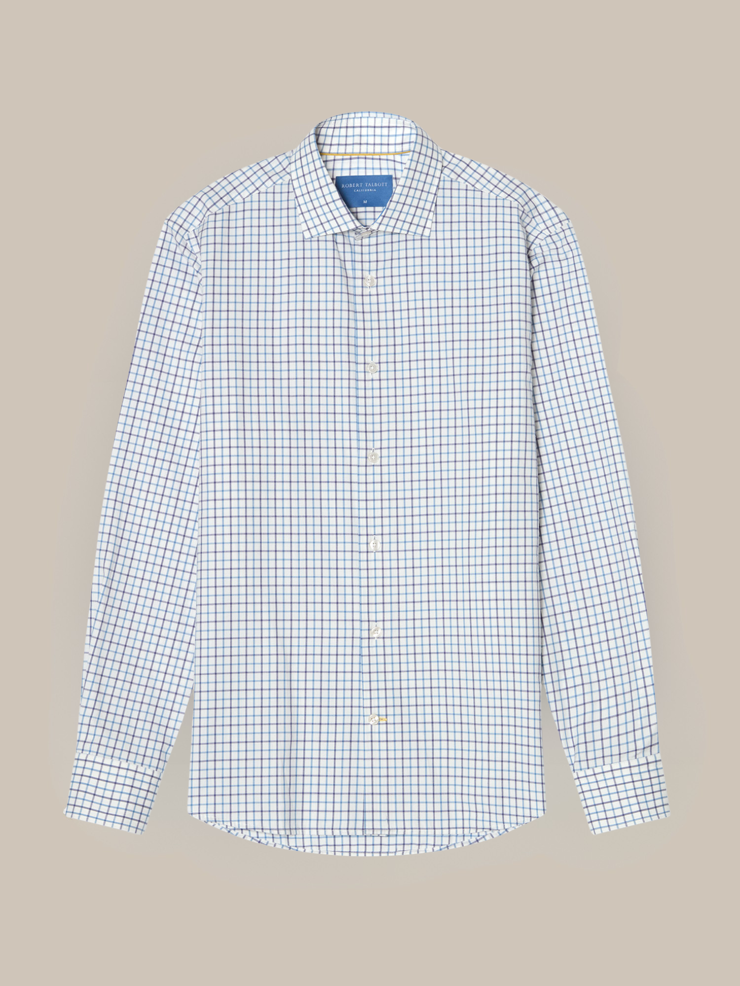 Reynolds Ultra Light Weight Brushed Tattersall Shirt