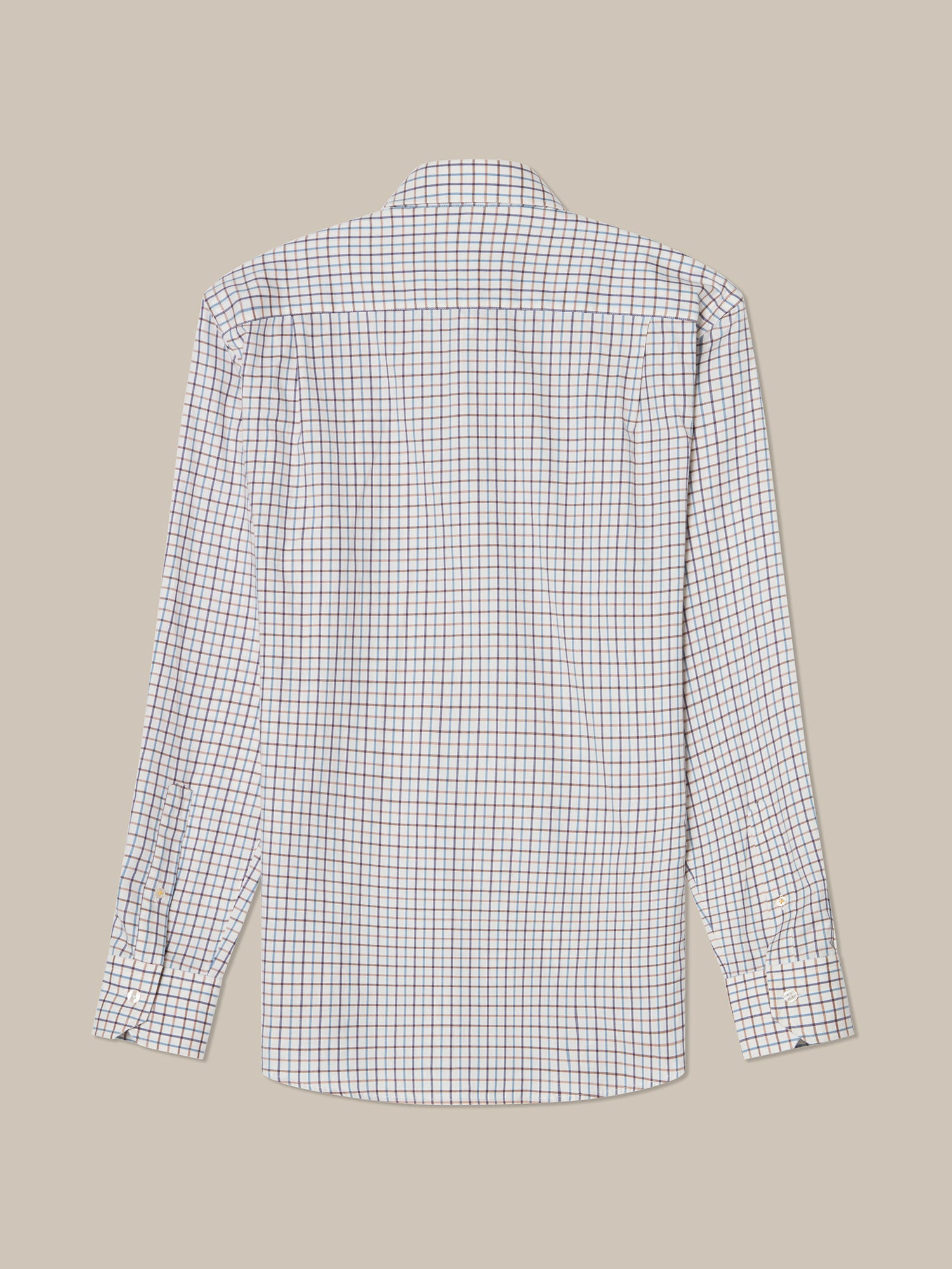Reynolds Ultra Light Weight Brushed Tattersall Shirt image