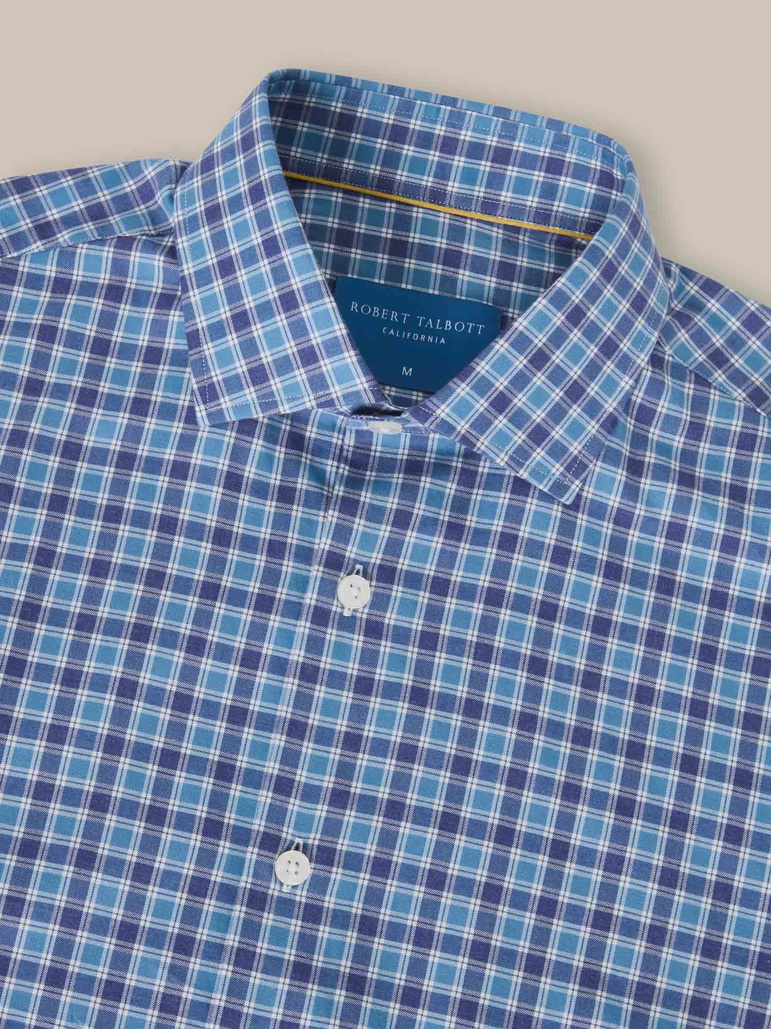 Reynolds Ultra Light Weight Brushed Multi Check Shirt image