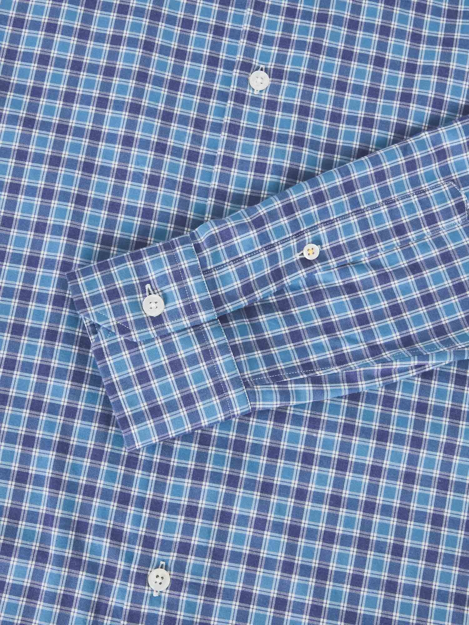 Reynolds Ultra Light Weight Brushed Multi Check Shirt