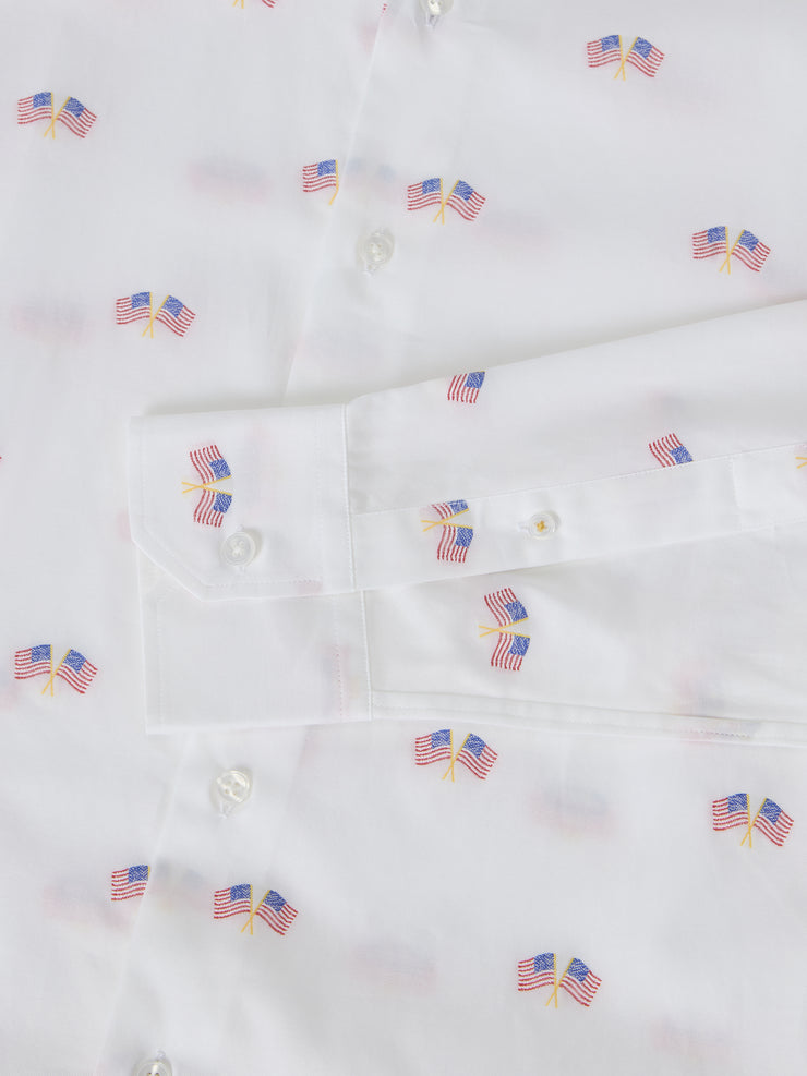 Reynolds Flag Fil Coupe Twill Shirt