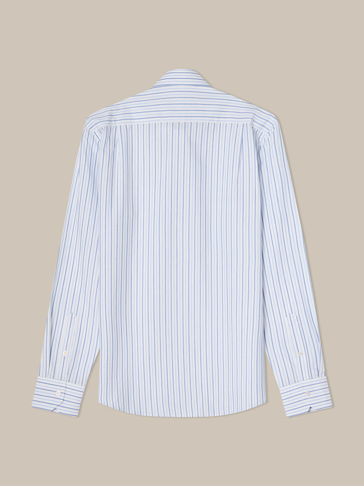 Reynolds Ultra Light Weight Brushed Stripe Shirt