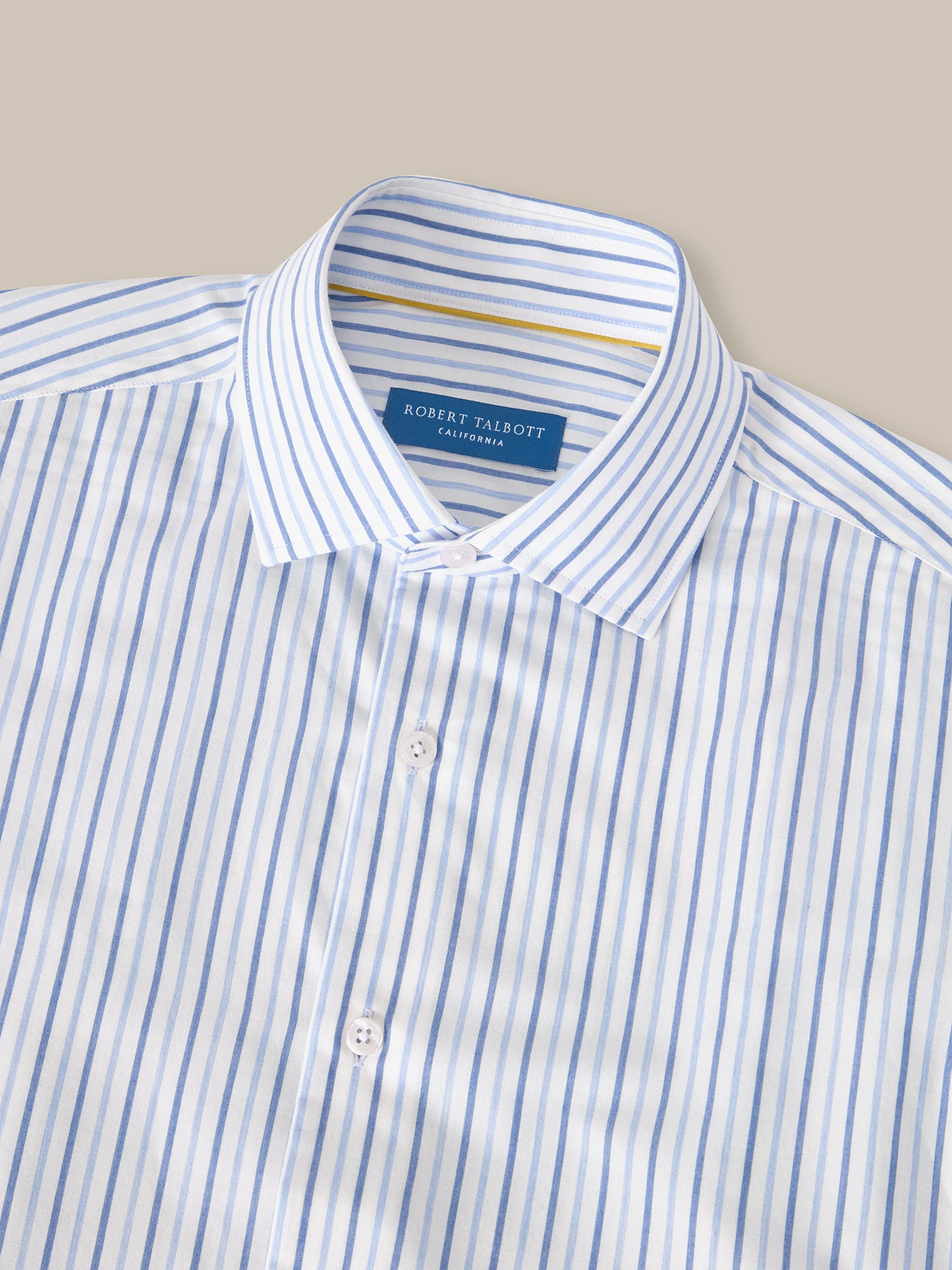 Reynolds Ultra Light Weight Brushed Stripe Shirt