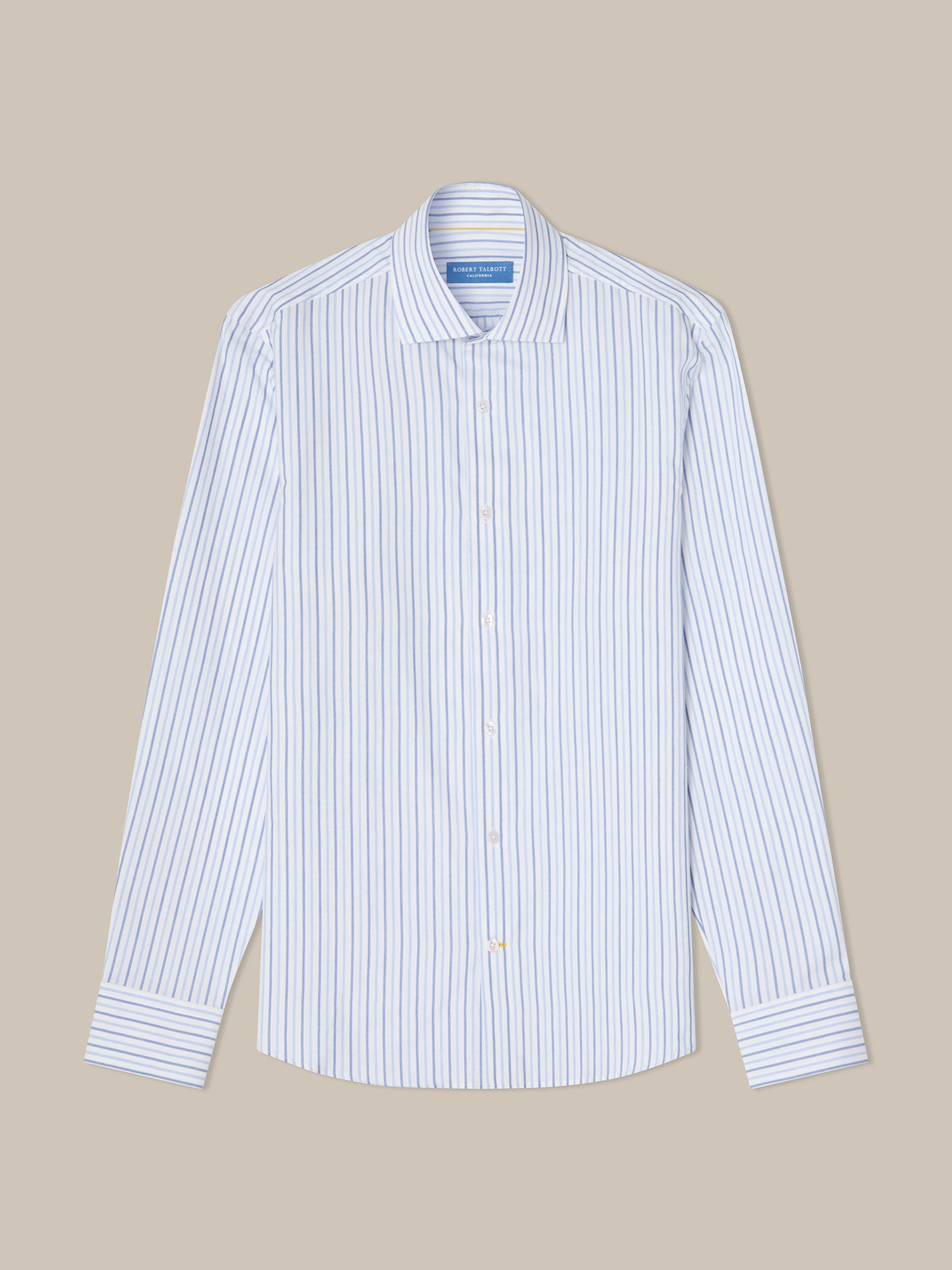 Reynolds Ultra Light Weight Brushed Stripe Shirt