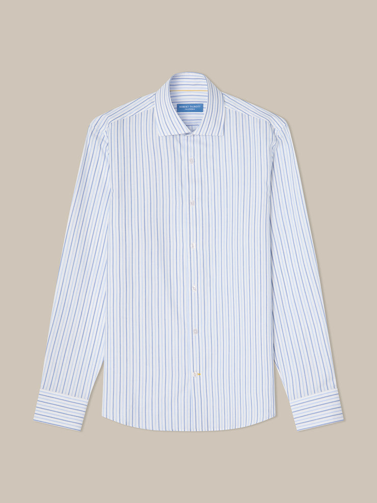Reynolds Ultra Light Weight Brushed Stripe Shirt