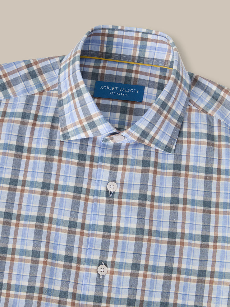 Reynolds Ultra Light Weight Brushed Plaid Shirt