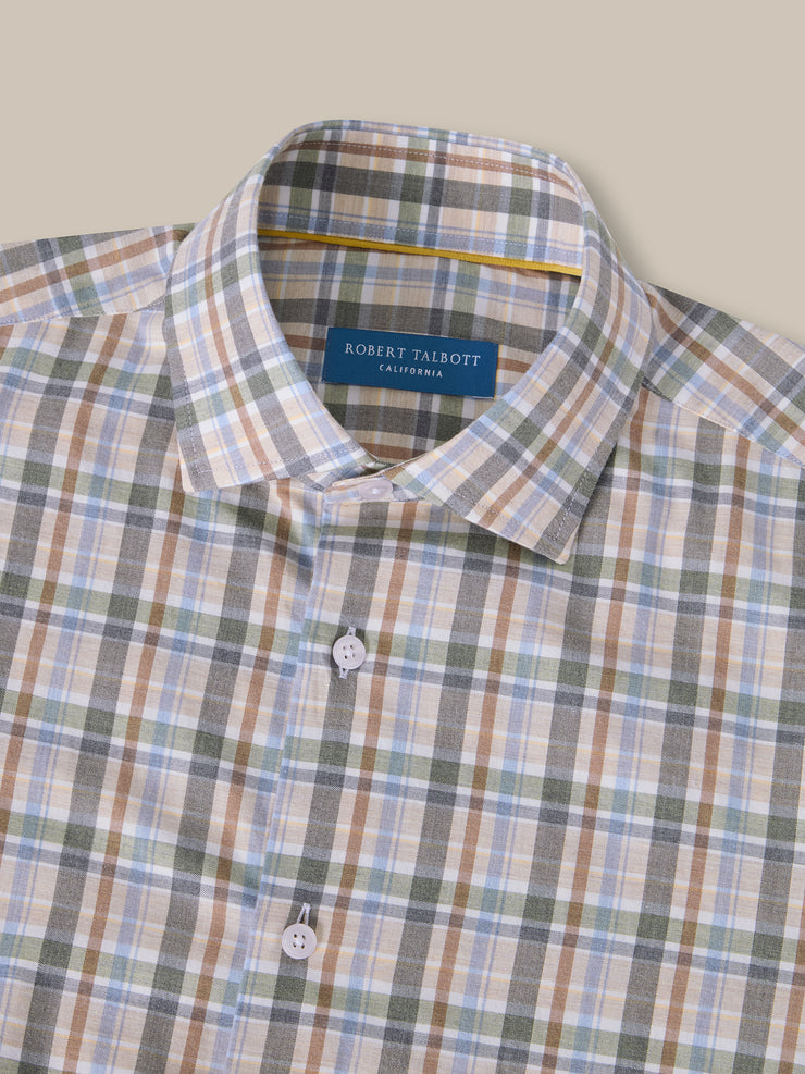 Reynolds Ultra Light Weight Brushed Plaid Shirt