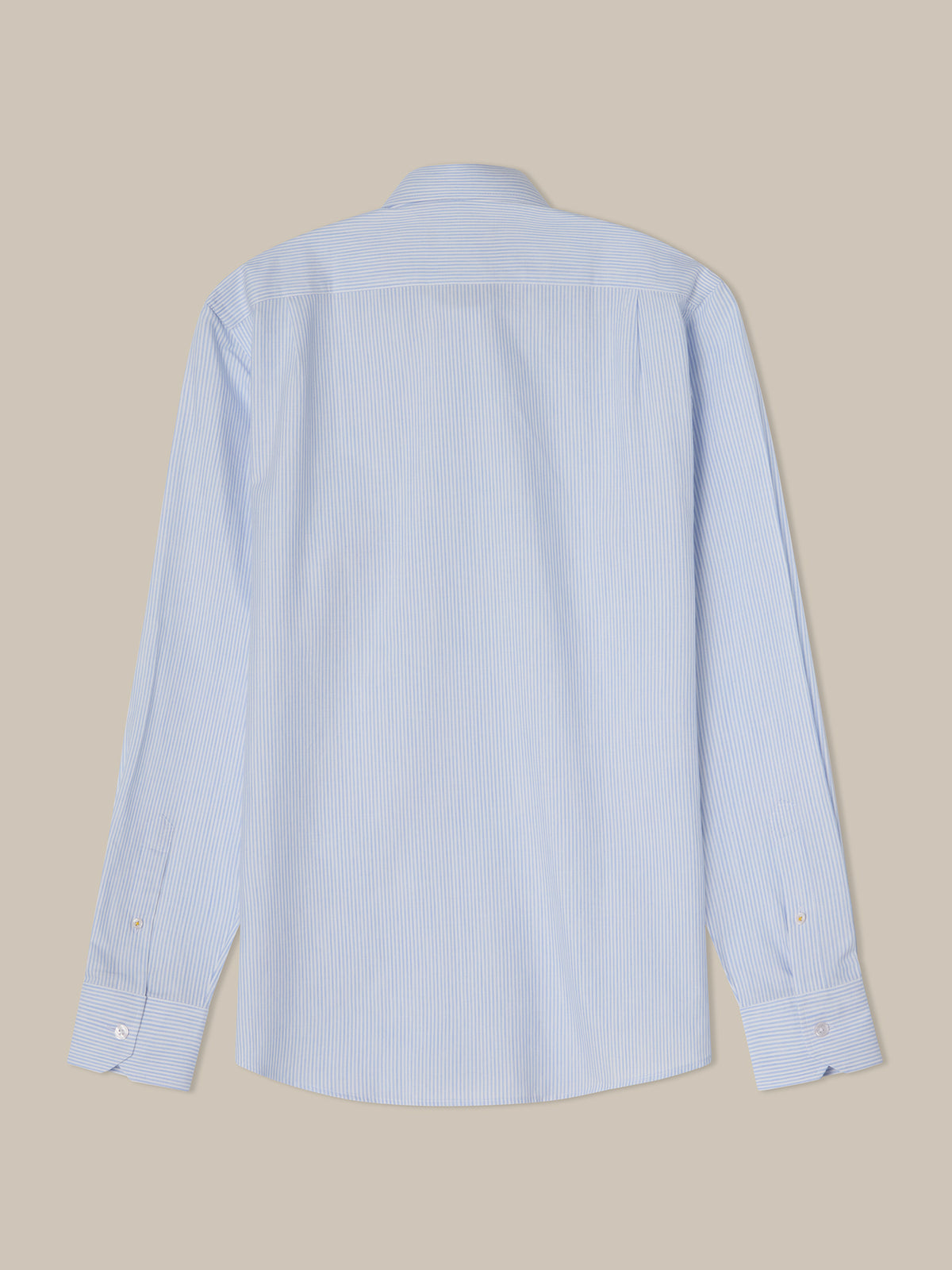 Reynolds Ultra Light Weight Brushed Fine Stripe Shirt image