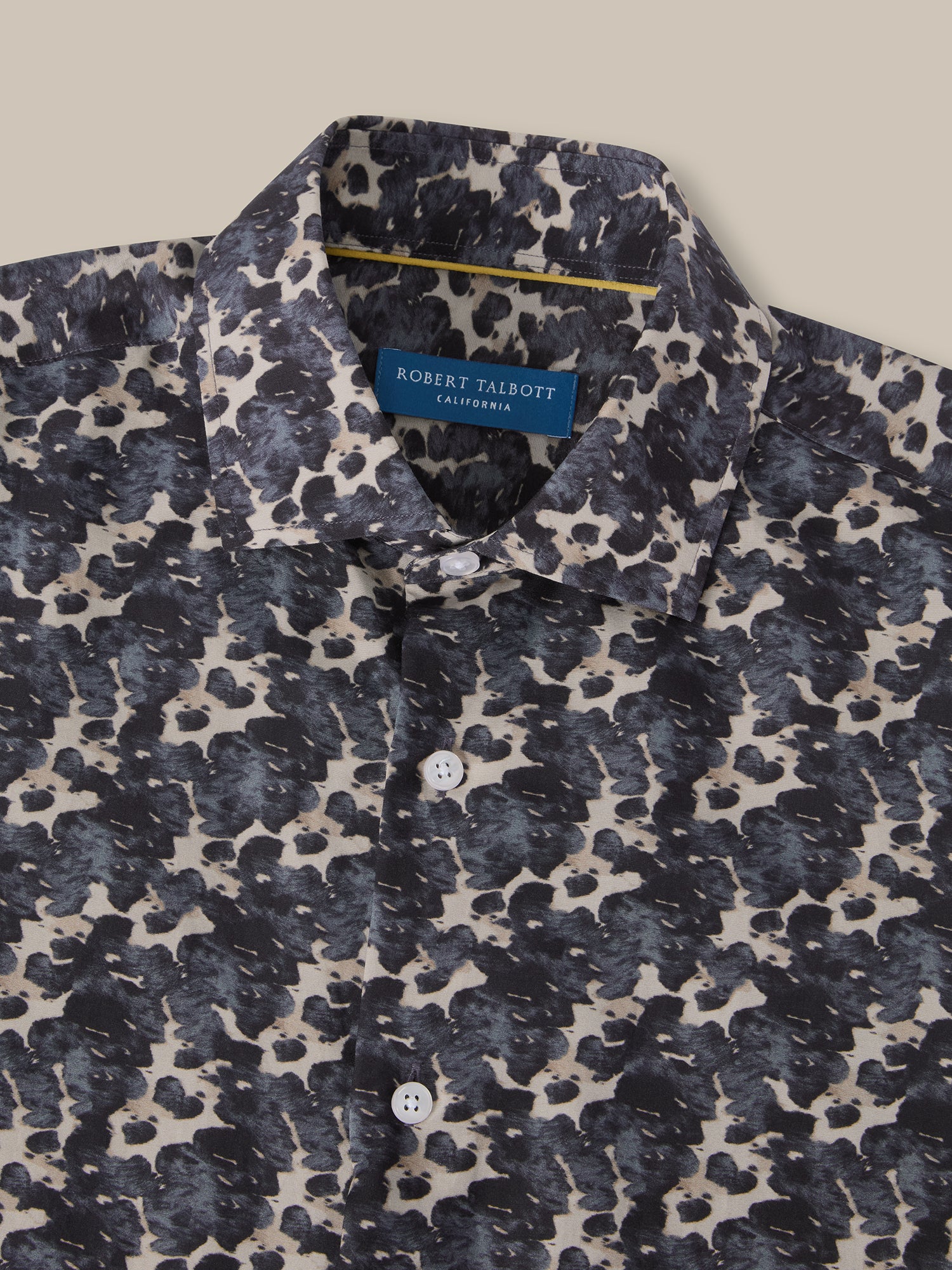 Reynolds Printed Cow Hide Silk Blend Shirt image