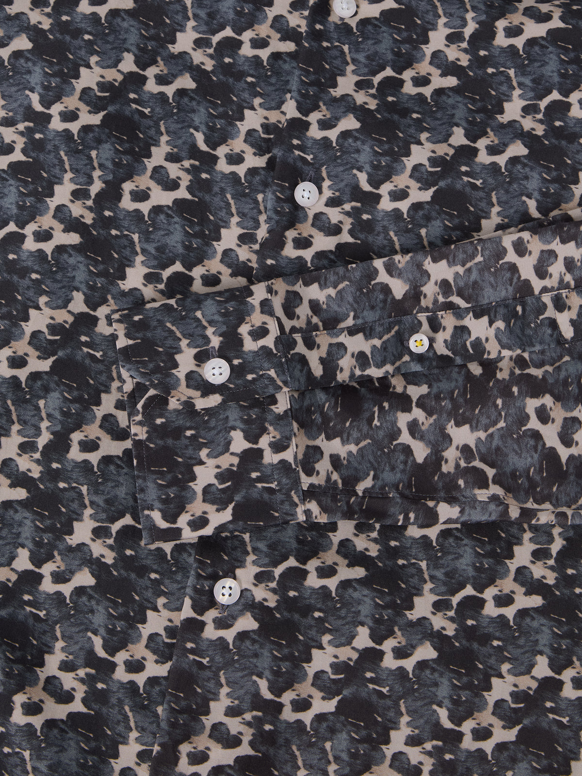Reynolds Printed Cow Hide Silk Blend Shirt image