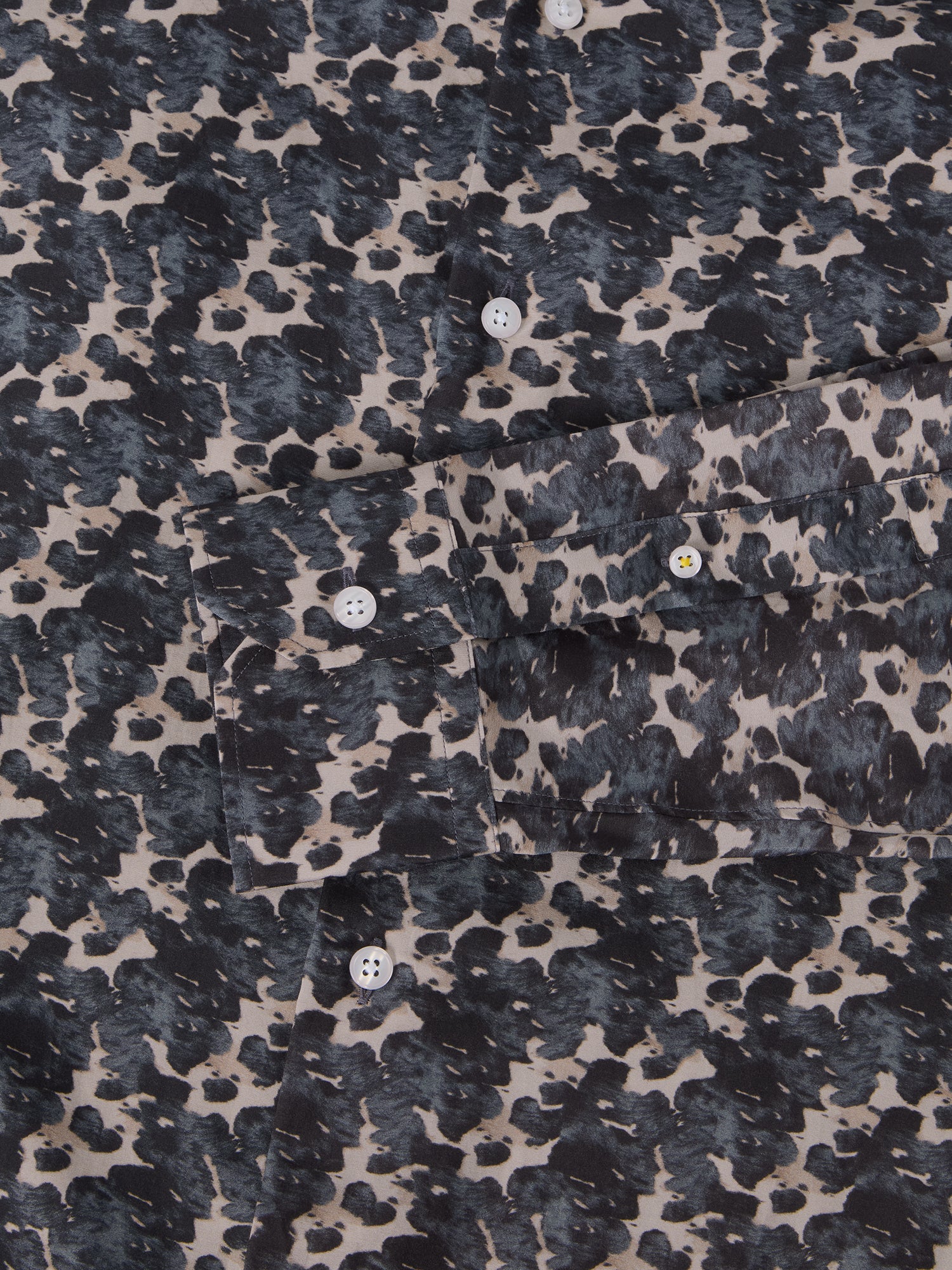 Reynolds Printed Cow Hide Silk Blend Shirt
