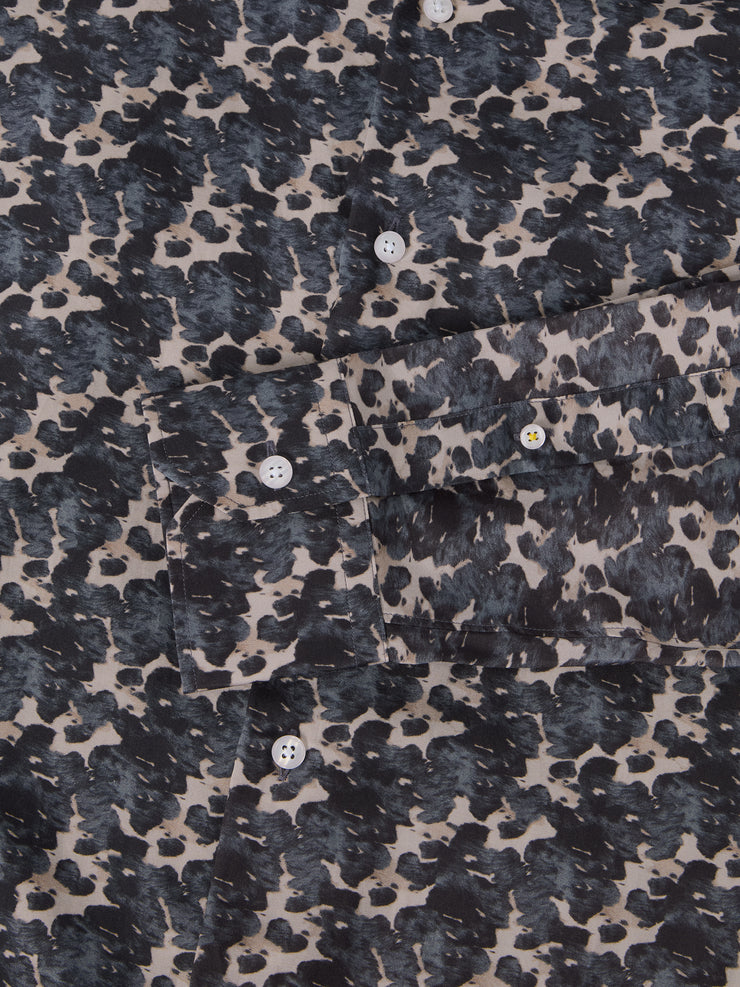 Reynolds Printed Cow Hide Silk Blend Shirt