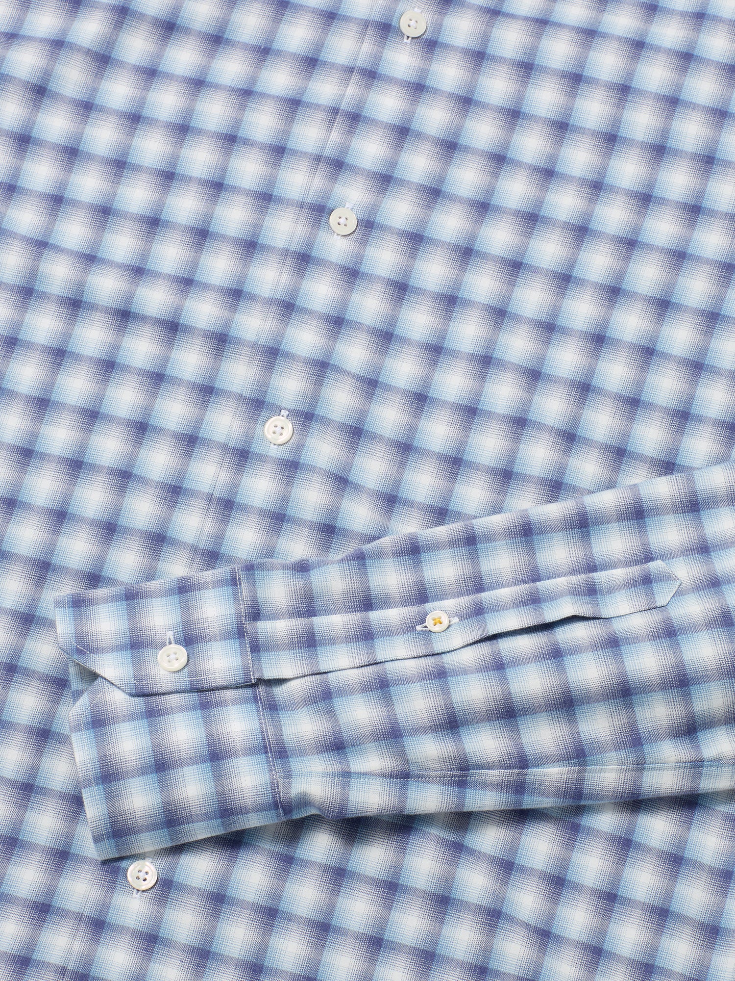 Reynolds Ultra Light Weight Brushed Ombre Plaid Shirt image