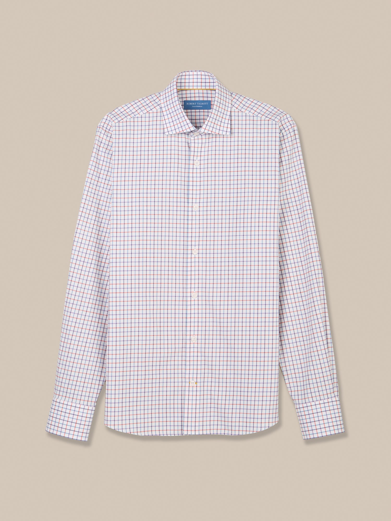 Reynolds Ultra Light Weight Brushed Tattersall Shirt image