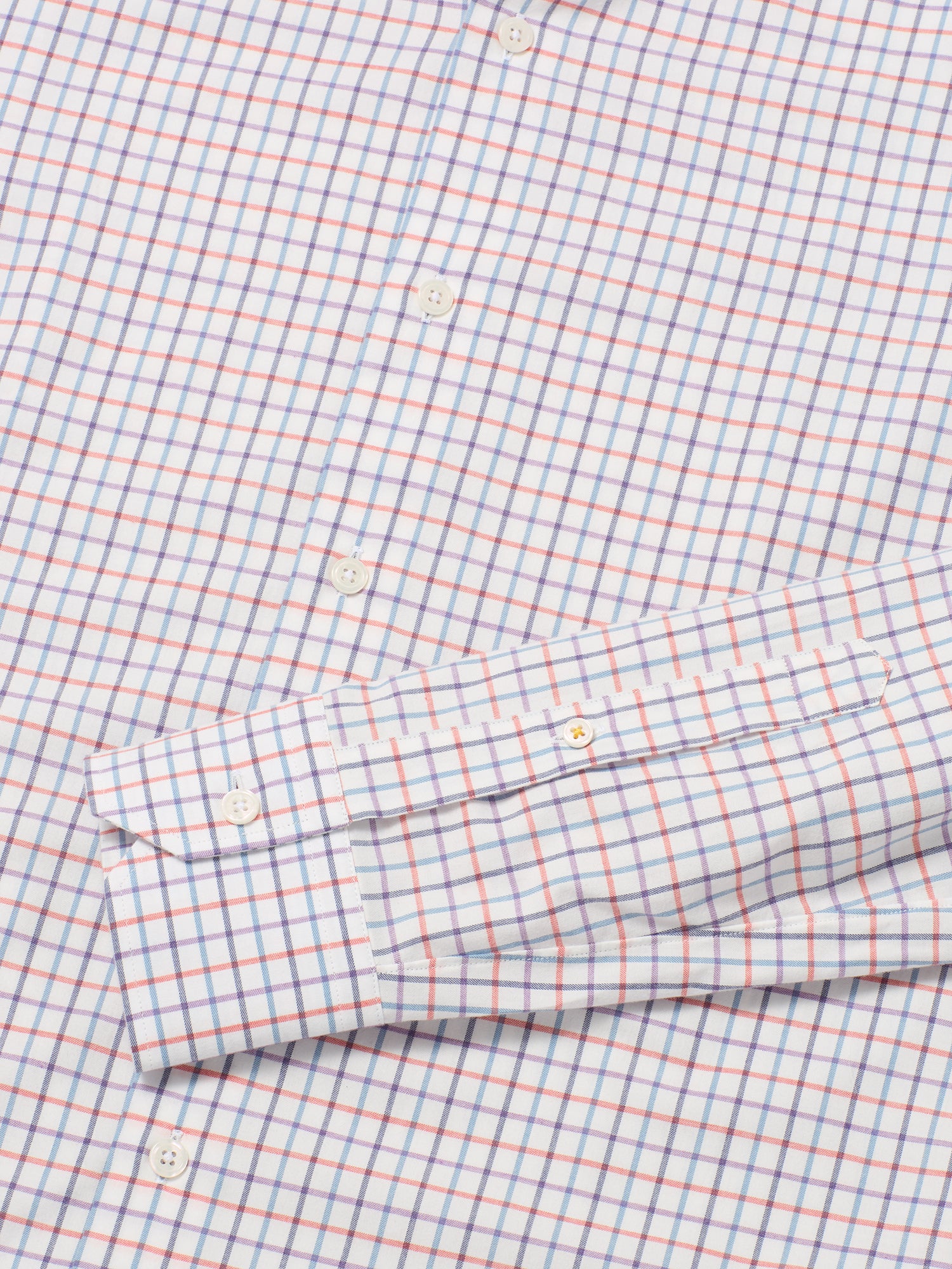 Reynolds Ultra Light Weight Brushed Tattersall Shirt image
