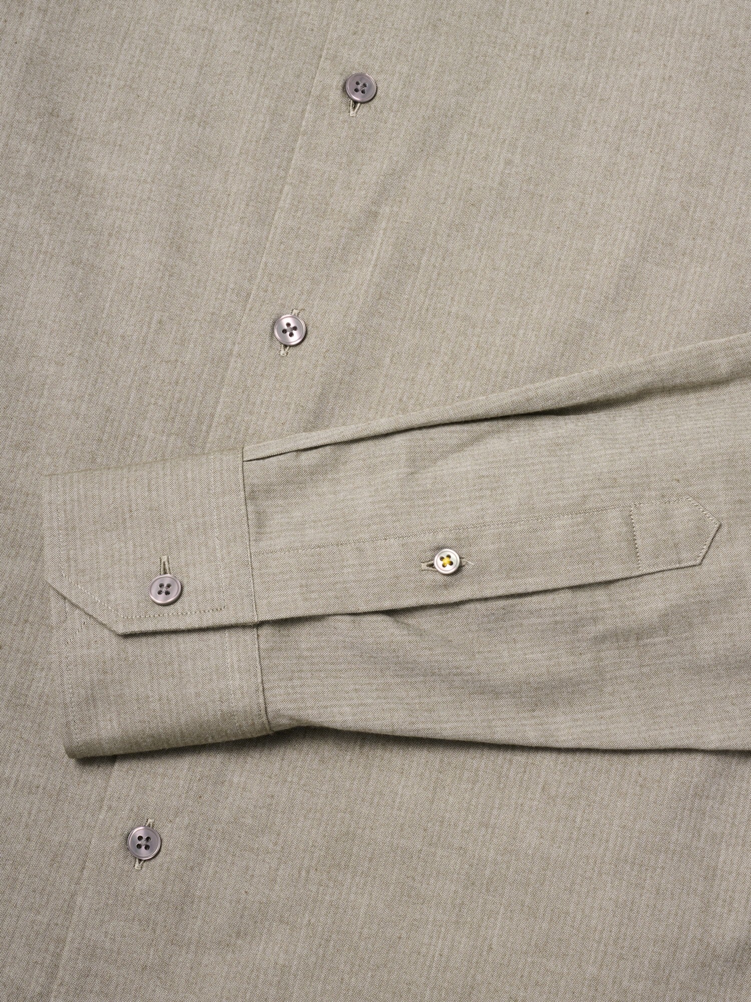 Reynolds Ultra Light Weight Brushed Herringbone Shirt image