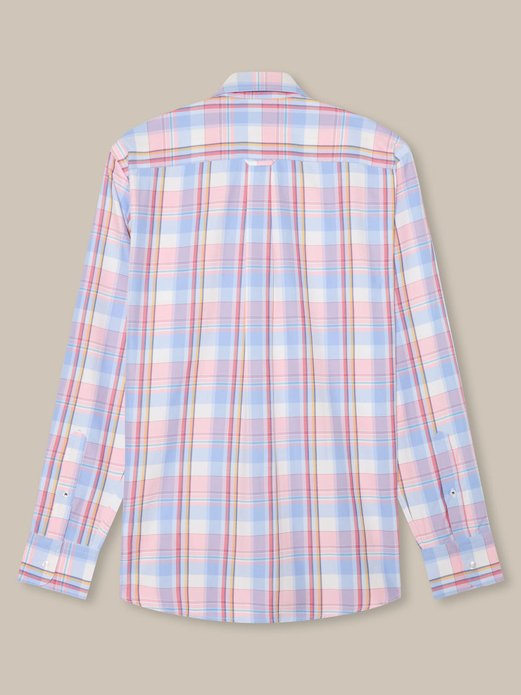 Harrison Button Down Multicolor Plaid Oxford Shirt