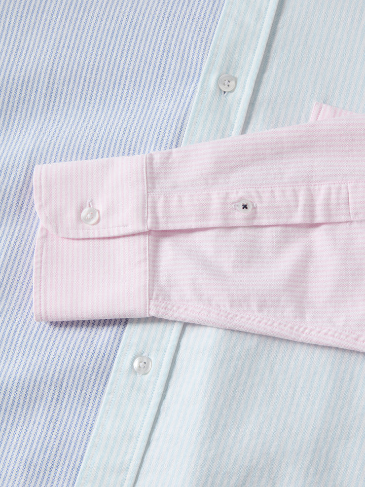 Harrison Button Down Fun Stripe Oxford Shirt