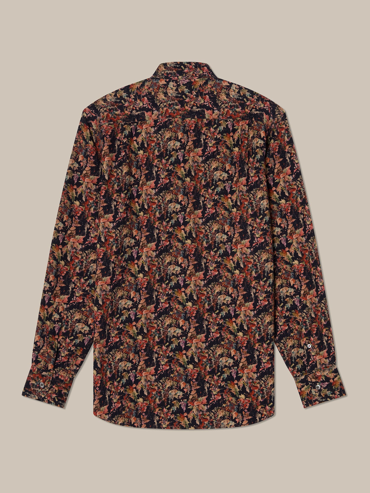 Morgan Workshirt Vineyard Print Pinwale Corduroy Shirt
