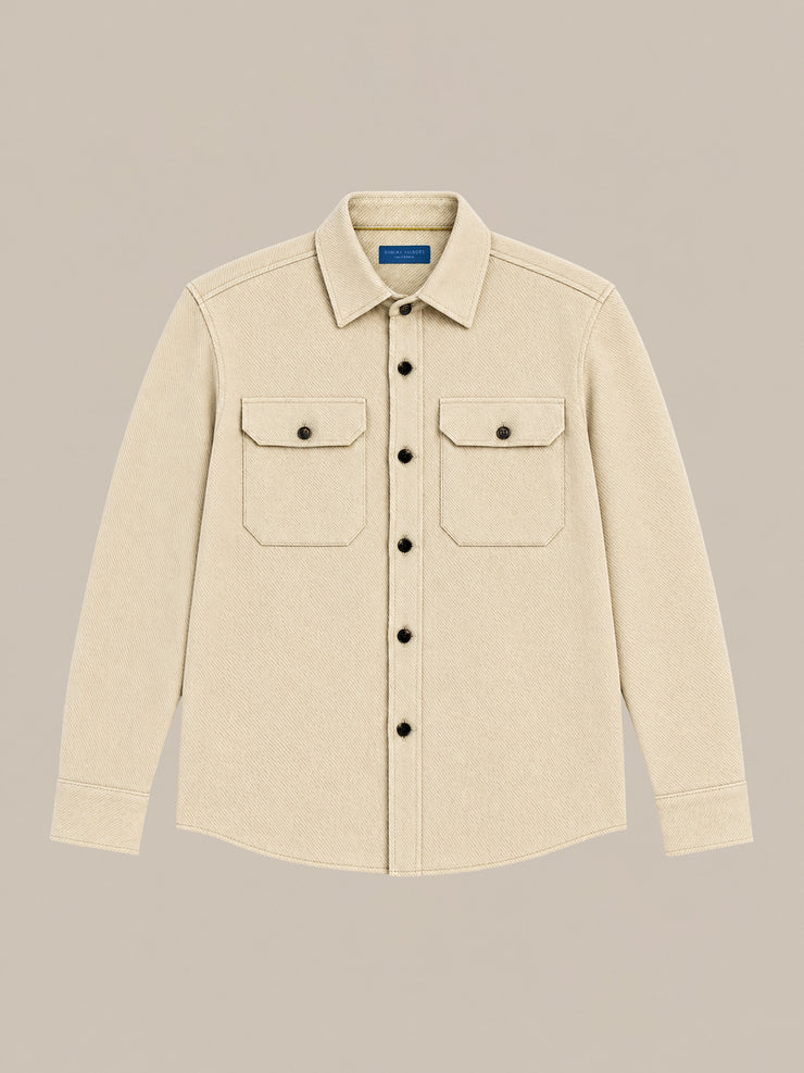 Bradley Stretch Cashmere Blend Shirt Jacket