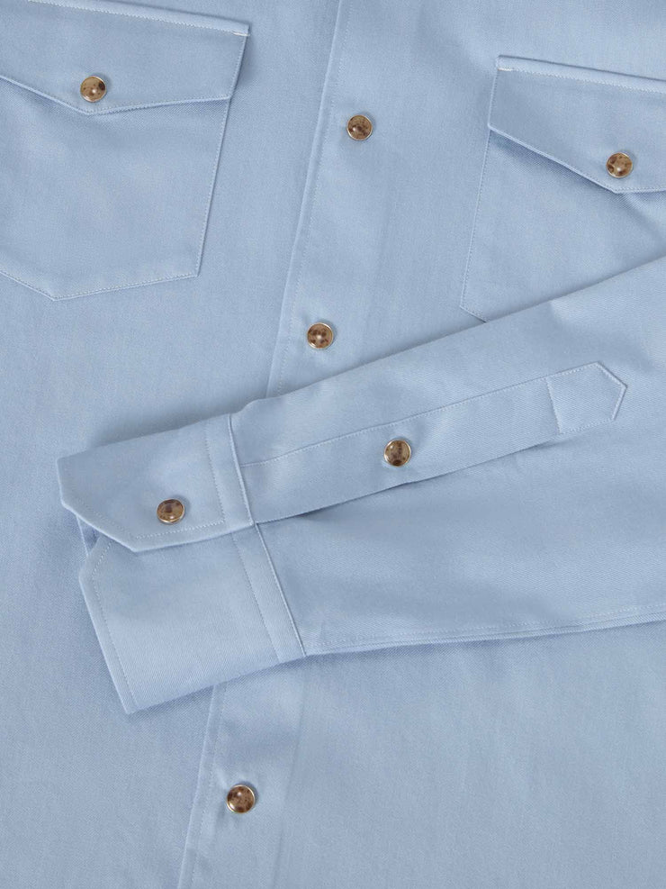 McQueen Cashmere Blend Western Shirt