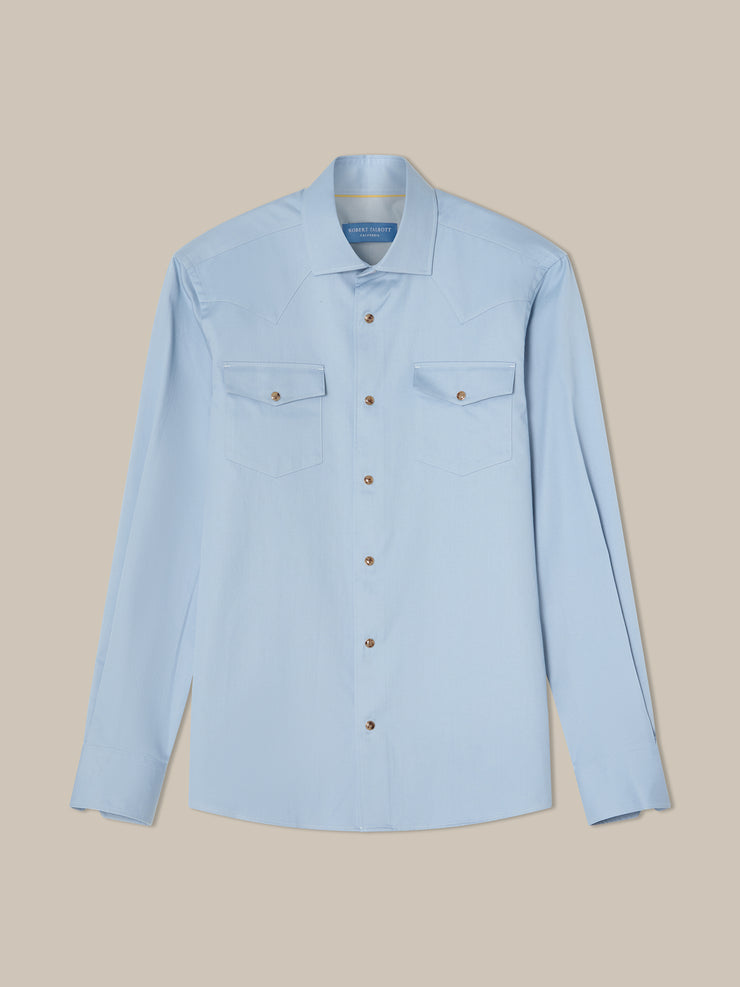 McQueen Cashmere Blend Western Shirt
