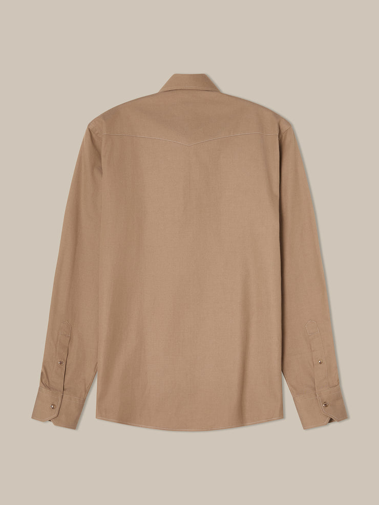 McQueen Cashmere Blend Western Shirt
