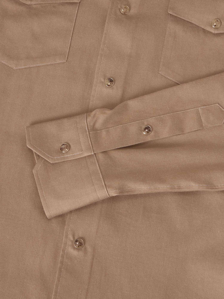 McQueen Cashmere Blend Western Shirt