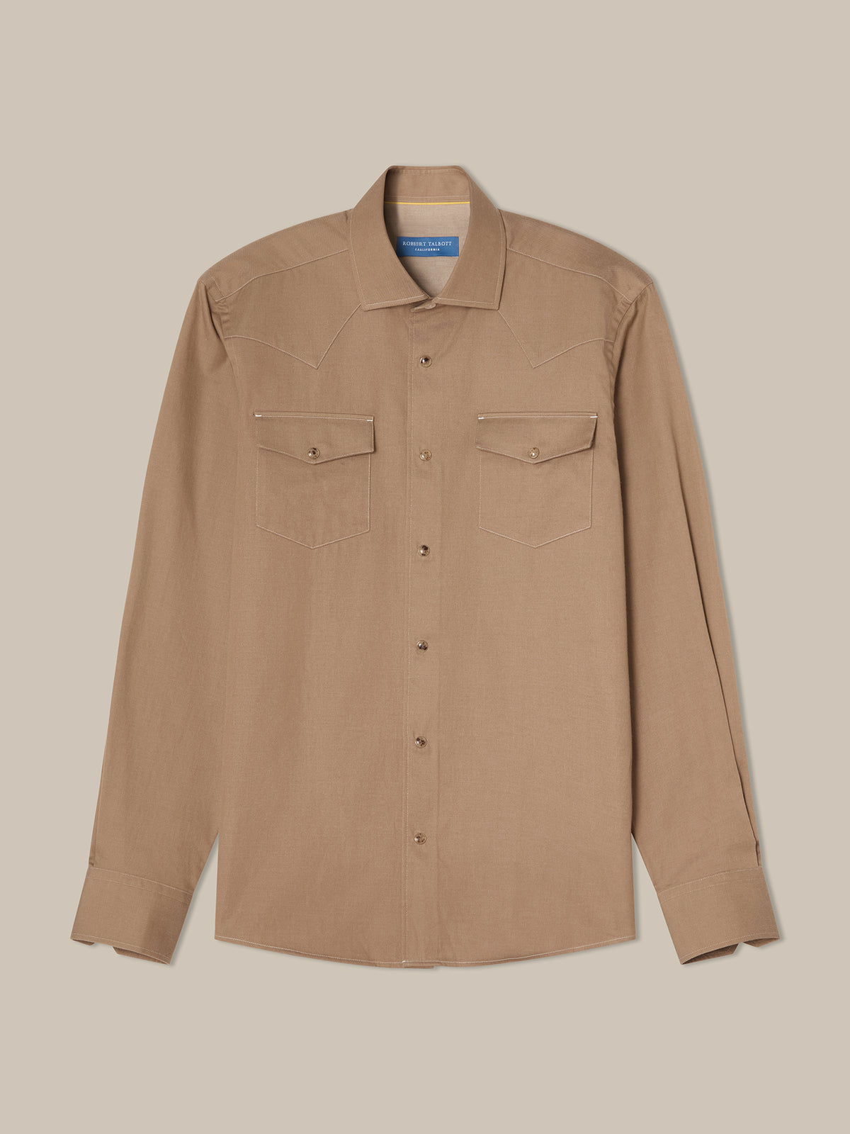 McQueen Cashmere Blend Western Shirt