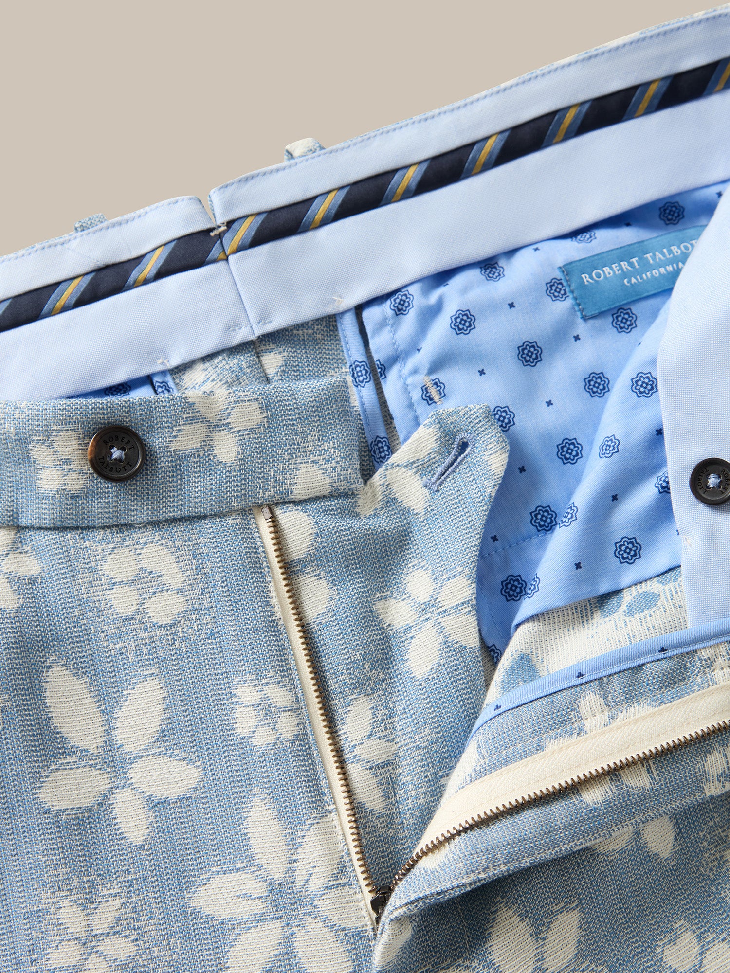 Aston Cotton Wool Floral Chino Pant image