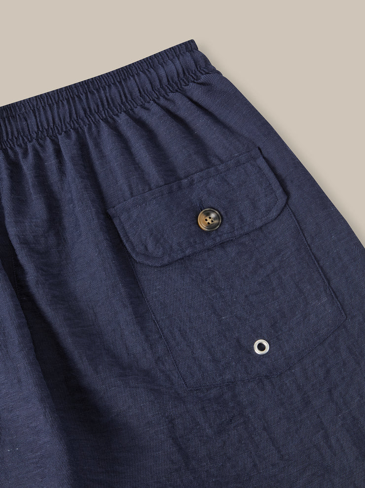 Avalon Linen Blend Beach Short