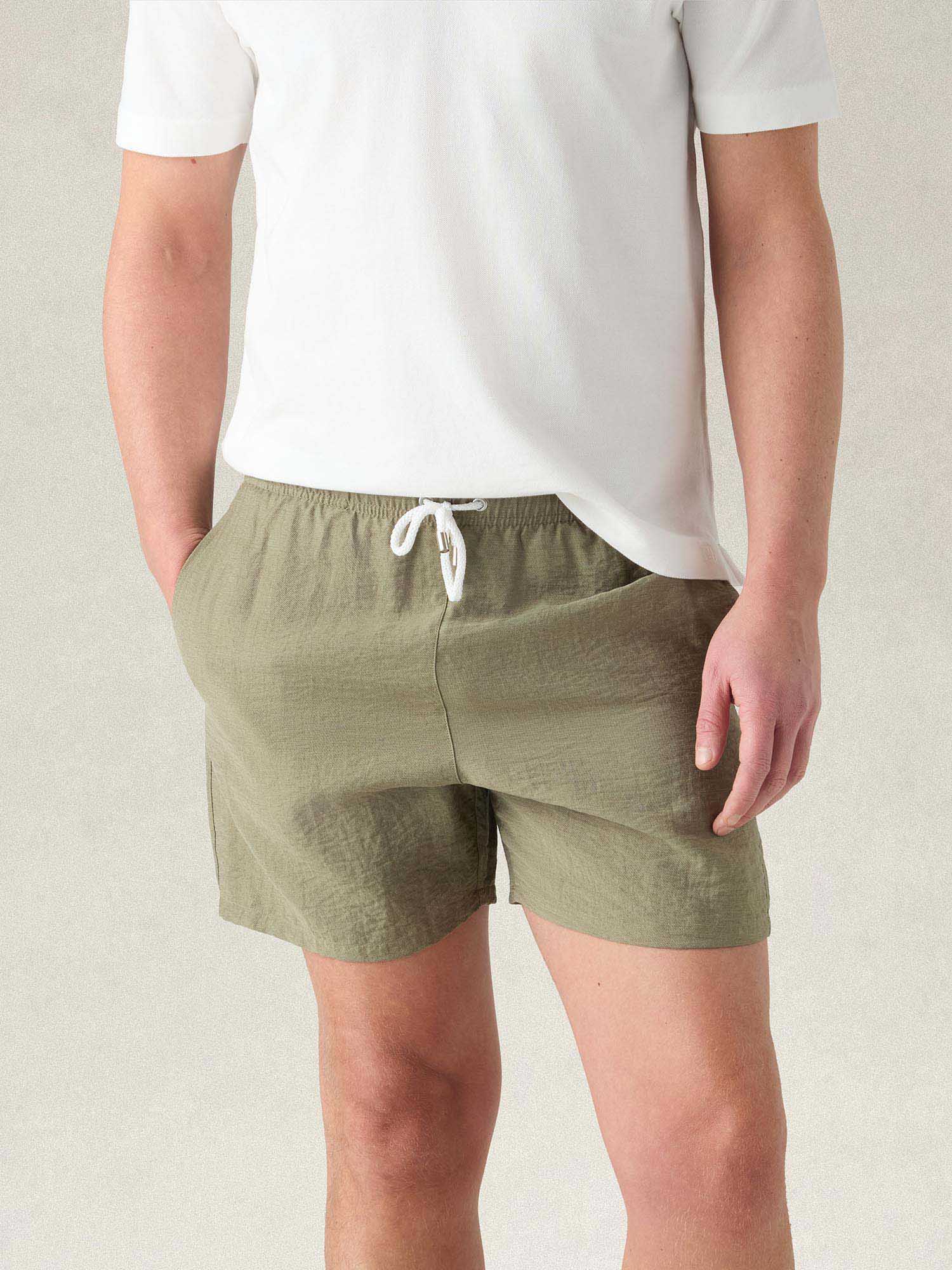 Avalon Linen Blend Beach Short image