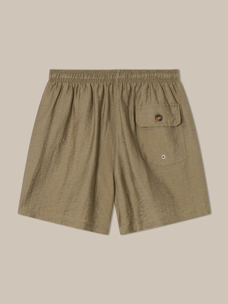 Avalon Linen Blend Beach Short