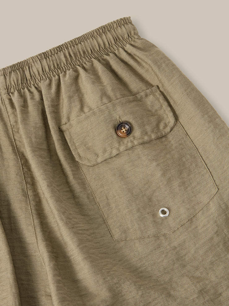 Avalon Linen Blend Beach Short