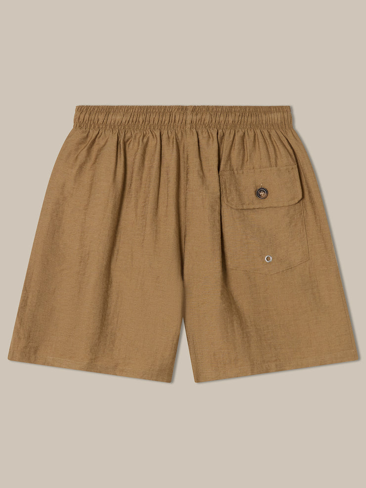 Avalon Linen Blend Beach Short