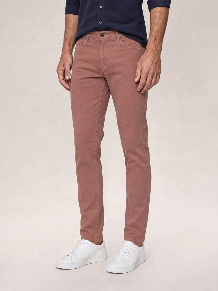Fernando Comfort Stretch Linen Blend 5 Pocket
