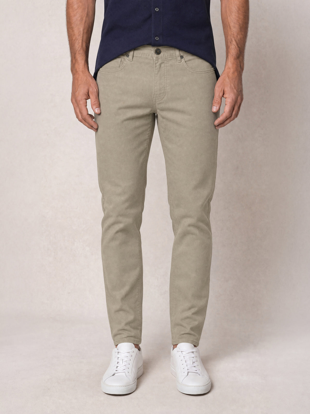 Fernando Comfort Stretch Linen Blend 5 Pocket