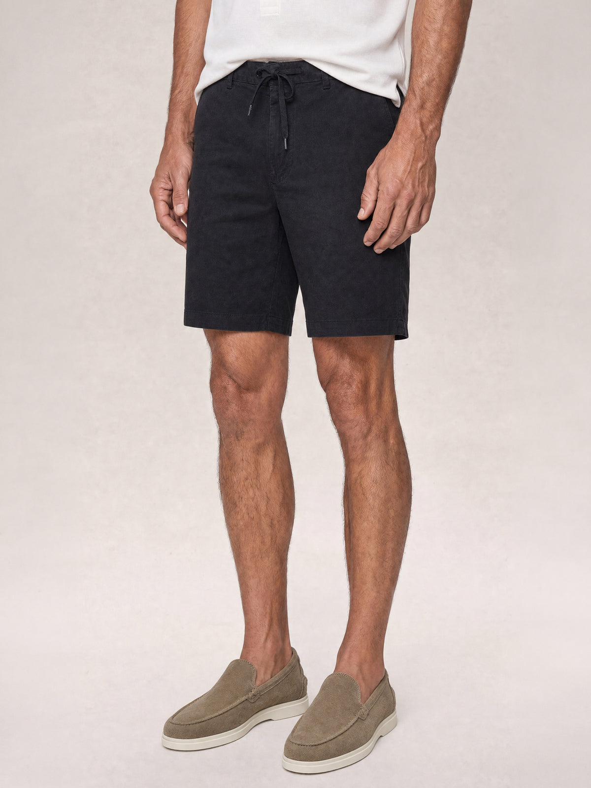 Stewart Stretch Linen Blend Convertible Drawstring Short image