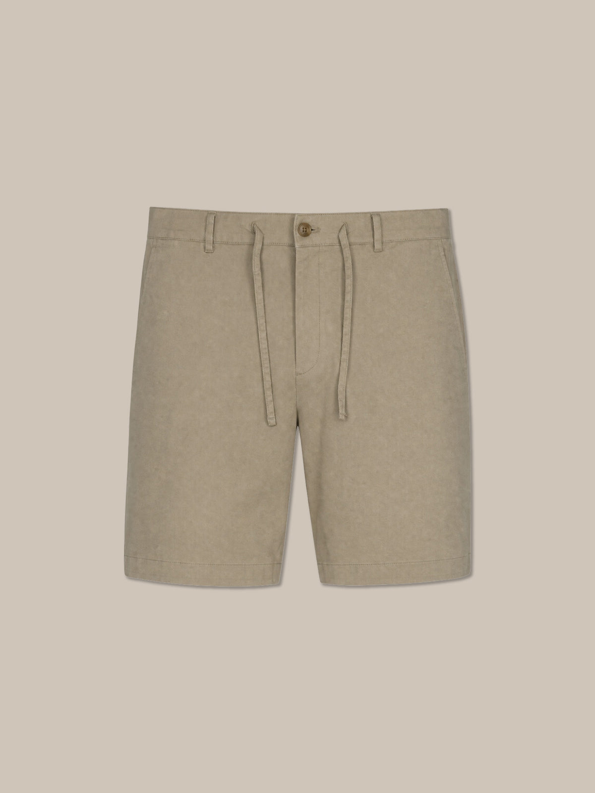 Stewart Stretch Linen Blend Convertible Drawstring Short