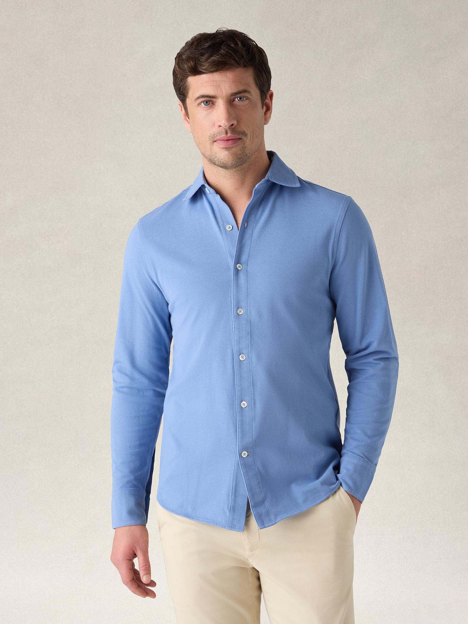 Foster Long Sleeve Knit Shirt