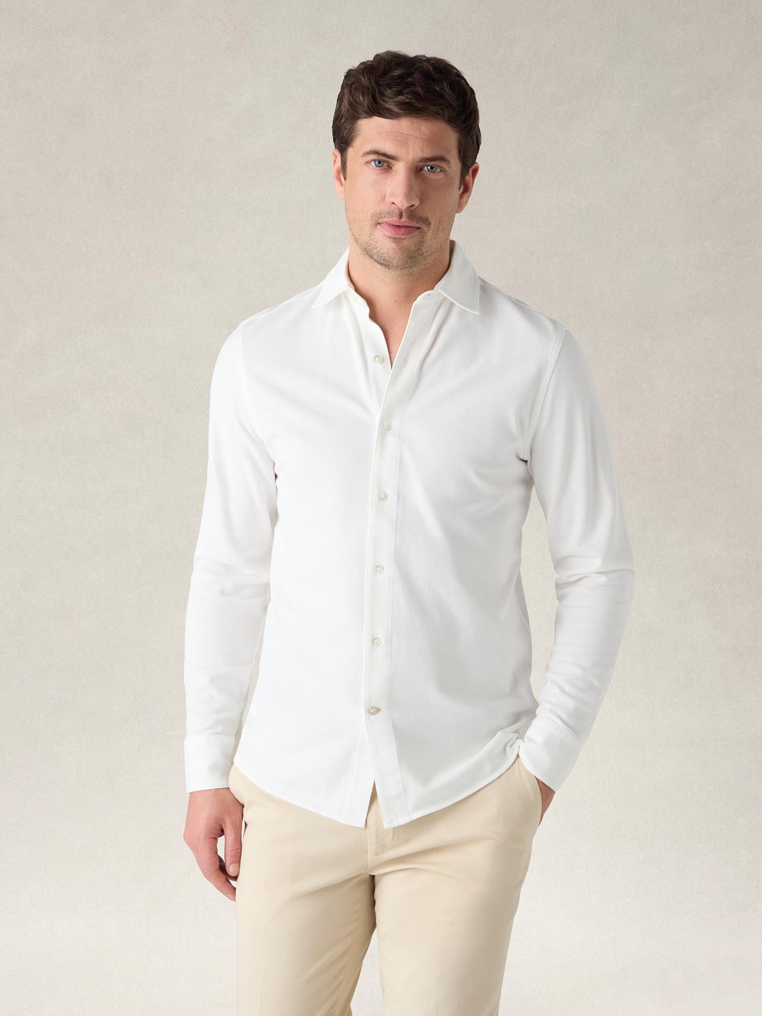 Foster Long Sleeve Knit Shirt